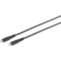 S-Impuls USB-C naar USB-C kabel - USB4 (tot 40 Gbit/s) - PD3.1 tot 240W - video tot 8K 60Hz / zwart - 1 meter