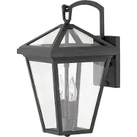 HINKLEY LED Wand Buitenlamp Alford Place | 2X E14 Max 40W | IP44 | Dimbaar | Museum Black