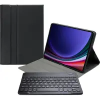 Mobilize Afneembaar Bluetooth etui (Eng. Int., Galaxy Tab S9), Tablet toetsenbord, Zwart
