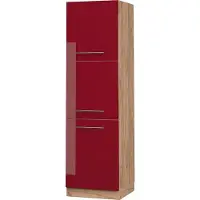Vicco Fame-Line Ovenombouwkast – 60 cm Bordeauxrode hoogglans