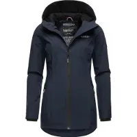 MARIKOO Functionele jas navy / wit