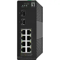 LevelOne Gigabit PoE Switch - - Hilbert - 10 poorten - 8 PoE - 2 SFP 802.3at/af