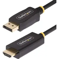 StarTech.com 1m DisplayPort naar HDMI Adapter Kabel, 4K 60Hz met HDR, DP naar HDMI 2.0b, Actieve Video Converter, DisplayPort Desktop naar HDMI Monitor, DisplayPort HDMI kabel