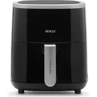 SOGO Human Technology FRE-SS-10865 Airfryer 3.5 l 1200 W Zwart, Zilver