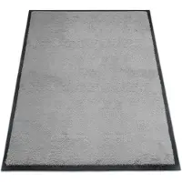 Miltex Vuilopvangmat Eazycare Style - high twist nylon en Niltril rubber - antistatisch - UV-bestendig - afwasbaar - 800 x 1200 mm - basalt grijs