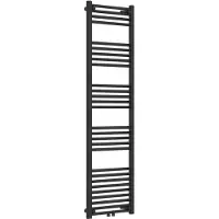 Neu.haus Handdoekradiator 'Voss' met 28 stangen, staal, 160 x 50 cm, zwart