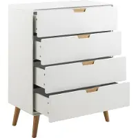 Fonq basic Bailey Ladekast - 4 Lades - Wit