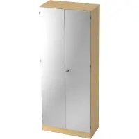 Hjh OFFICE PRO SIGNA K 6200 SG - Esdoorn/Zilver Hoogte van de map | 5 OH met knop (afsluitbaar) Kledingkast