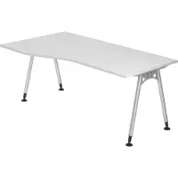 Hjh OFFICE PRO ATOS 18 S - Wit 180 x 100 Tafelhoogte I In hoogte verstelbaar