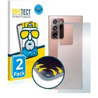 BROTECT - Screenprotector voor Samsung Galaxy Note 20 Ultra / 5G (Achterkant) - Folie Beschermfolie matte volledig dekking 2 Stuks