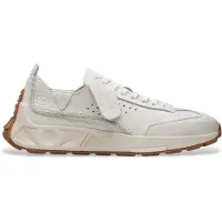 Clarks Craft Speed. Off White Lea Sneakers