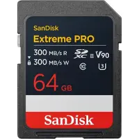 SanDisk ExtremePRO SDXC V90 64GB 300MB UHS-II SDSDXDM-064G-GN4IN