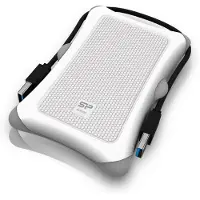 Silicon Power externe harde schijf, 2,5 inch, 1TB, USB 3.0, model A30, schokbestendig, wit, retailverpakking