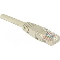 Exertis Connect Patchkabel U/UTP, niet afgeschermd, CAT.5e, grijs, 3,0 m Patchkabel met bijzonder smalle (U/UTP, CAT5e, 3 m), Netwerkkabel