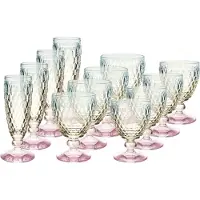 Villeroy & Boch Wein- und Sektgläser-Set Boston Pearl Set van 12