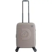 Discovery Eclipse Harde Handbagage Koffer / Trolley / Reiskoffer - Small -Bruin - Bruin / Small
