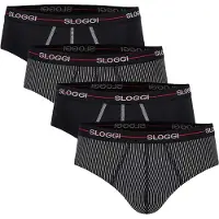 Sloggi Slip rood / zwart / wit