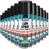 Bison 12x Lijmspray Heavy Duty 500 Ml