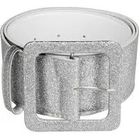 Boland riem zilver 120 x 5,5 cm
