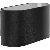 Highlight Ovale Wandspot Oval Zwart