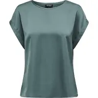 ONLY ONLLIEKE S/S SATIN MIX TOP WVN NOOS Dames Top - Maat XS