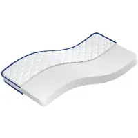 vidaXL Traagschuimmatras 90x190x17 cm Zacht wit