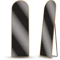 Mirlux Passpiegel ovale spiegel 160x60cm goud