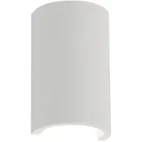 Artdelight Unieke wandlamp Nantes wit met ribbels