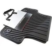 Audi Originele Audi Achterzijde Rubber Automatten - Zwart - Geschikt voor Audi A3/S3 (8V) 3-deurs vanaf 2013