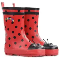 Kidorable Rode kinderregenlaars Ladybug van 34/35
