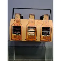 Accentra men s collection geschenk set voor mannen - 6 pack metalen mandje - grappig cadeau - leuk geschenk - verzorgings producten voor mannen - bierkrat