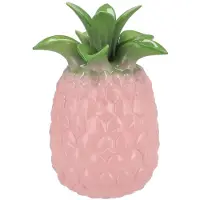 DK Design Bloemenvaas Tropical Pineapple - ananas vaas - roze - D23 x H33 cm