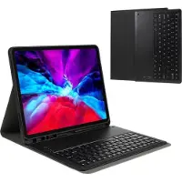 Eforyou Toetsenbord Hoes voor iPad Pro 12.9" (2018-2022) en iPad Air 13" (2024-2026) met Apple Pencil Houder