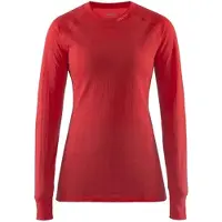 Craft Skipully Women Nordic Wool Crew Neck Pink-XS