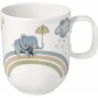 Villeroy & Boch Kindermok Walk like an Elephant Wit 280ml (Set van 6)