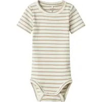Name it Rompertje/body 'NBNBani' crème / donkerbeige