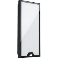 Eglo 99521 Casazza Wandlamp Sensor Verzinkt Staal Zwart/Kunststof Wit - 16W/2350LM/3000K