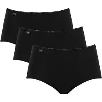 Sloggi Slim fit slips met logopatch in een set van 3 stuks