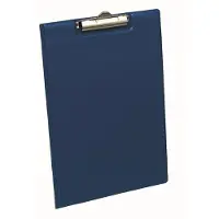 Bantex Klembordmap met klem en penlus donkerblauw - 2 stuks