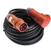As Schwabe 60366 Stroom Verlengkabel 16 A Zwart 10.00 m H07RN-F 5G 1,5 mm²