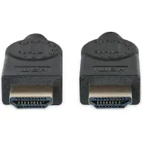 Manhattan 355360 HDMI kabel 5 meter HDMI Type A (Standaard) Zwart