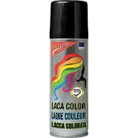 Smiffys - Hair Colour Haarlak - Zwart