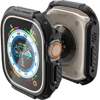 Spigen Tough Armor Case voor de Apple Watch Ultra / Ultra 2 / Ultra 3 - 49 mm - Zwart