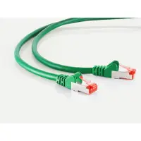 Eneroid Cat6A S/FTP PIMF patchkabel, halogeenvrij, groen, 20 meter