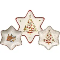 Villeroy & Boch Sternschalen-Set Winter Bakery Delight Set van 3