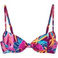 Buffalo Bikinitop blauw / geel / bessen / oranje