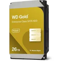 Western Digital WD Gold WD261KRYZ - Harde schijf - Enterprise-klasse - 26 TB - intern - 3.5" (8.9 cm) - SATA 6Gb/s - 7200 rpm - Cache: 512 MB