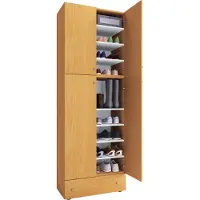 VCM LonaXXL schoenenkast 4 deuren 1 lade beuken decor.