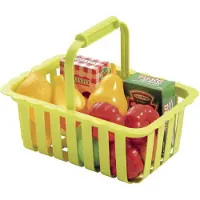 Ecoiffier speelgoed winkelmandje met accessoires - rollenspel.