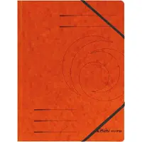 Herlitz 972463 - Conventional file folder - A4 - Cardboard - Orange - Matt - 1 pc(s)